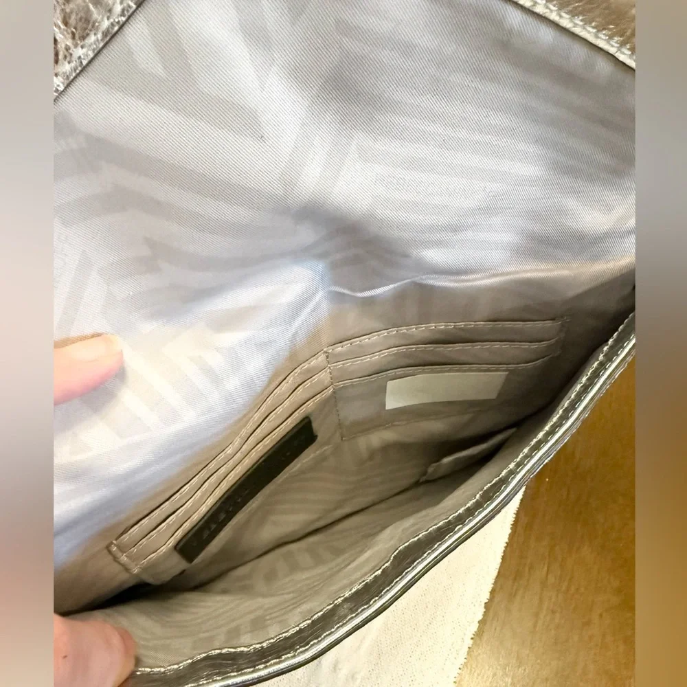 Rebecca Minkoff Leo Silver Clutch - Picture 5 of 7